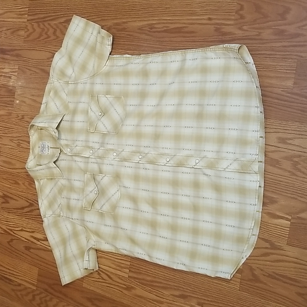 Lucky brand Dungarees snap down shirt‎ xlg